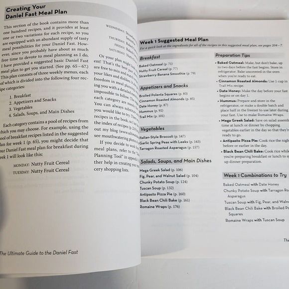 The Ultimate Guide To the Daniel Fast PB Book Cookbook by Kristen Feola - Picture 10 of 10